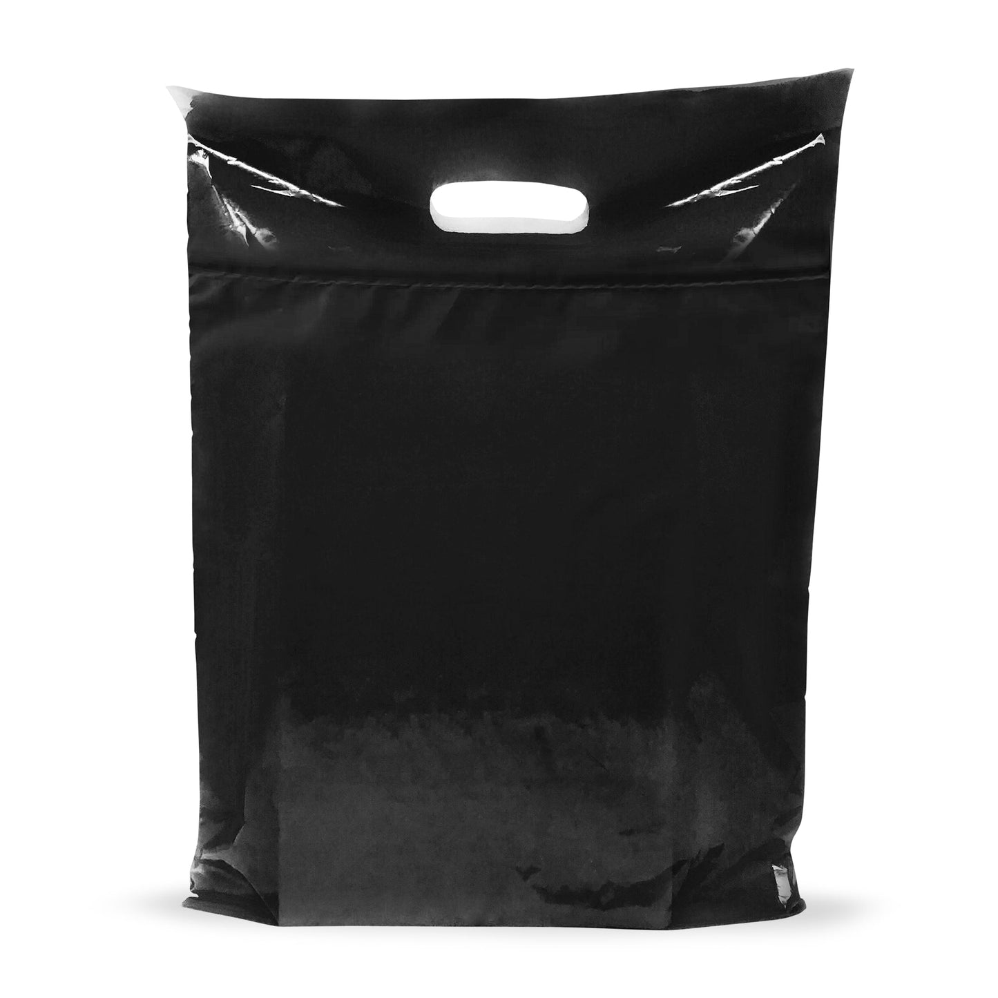 100 Pack 9" x 12" with 2 mil Thick Black Merchandise Bags