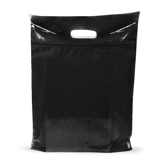 100 Pack 9" x 12" with 2 mil Thick Black Merchandise Bags