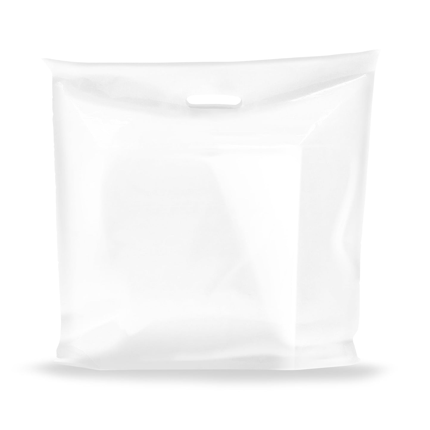 50 Pack 26" x 26" with 3 miThick Extra Large Clear Merchandise Plastic Retail Bags (HDPE)