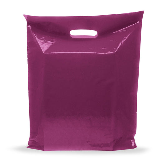 200 Pack 9" x 12" with 1.5 mil Thick Purple Glossy Bags