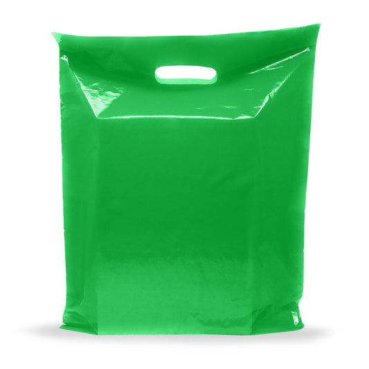 200 Pack 9" x 12" with 1.5 mil Thick Green Glossy Bags