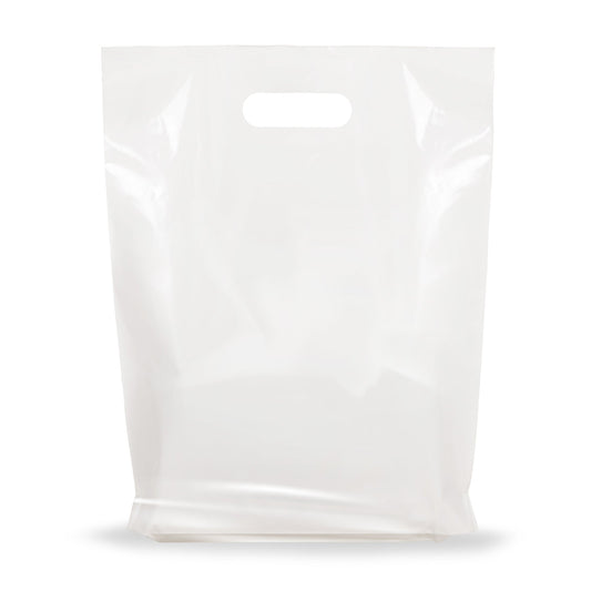 100 Pack 9" x 12" with 1.25 mil Thick White Glossy Bags